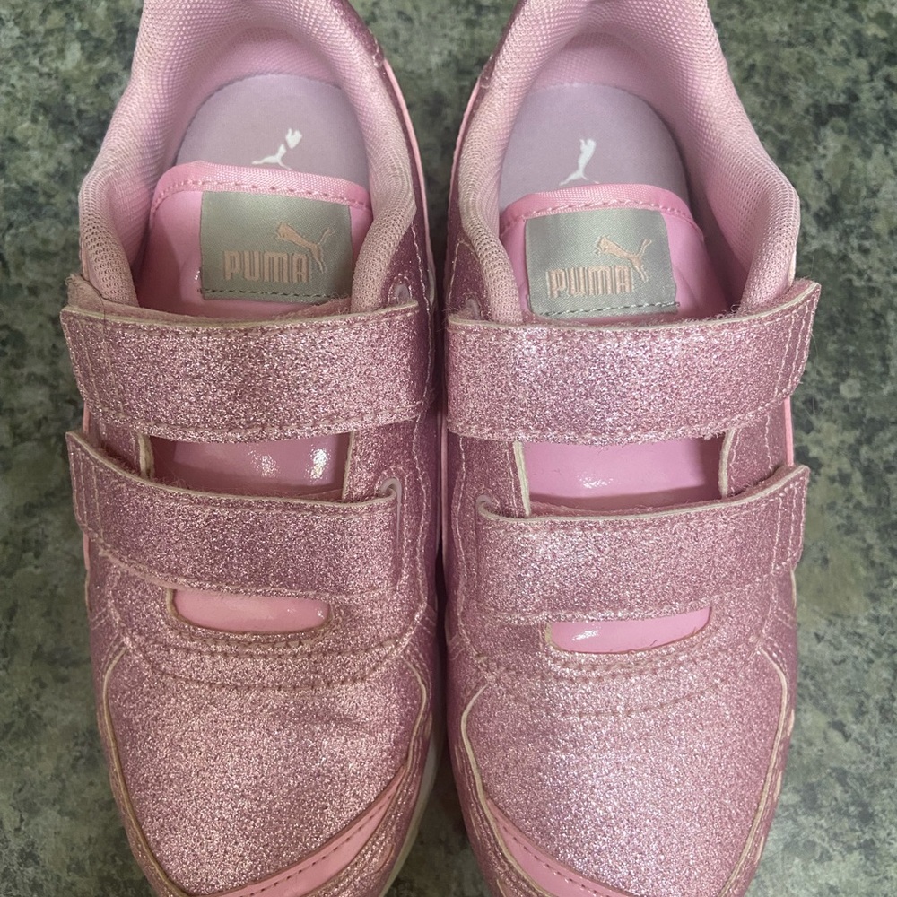 PUMA Kids Shimmering Pink Sneakers
